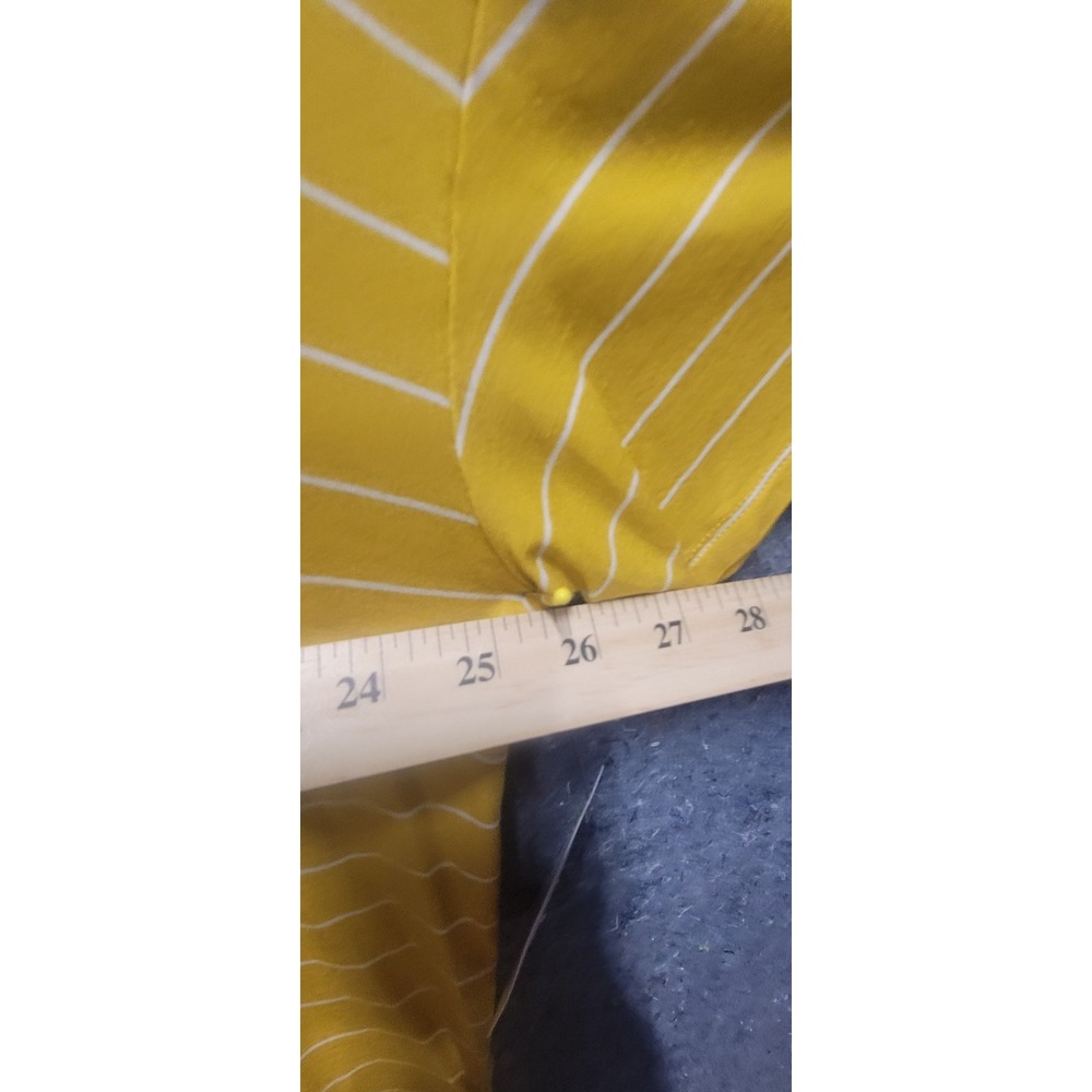 Time & Tru SS Crew Tunic Tee Autumn Gold Stripe XL/(16-18) - Picture 7 of 10